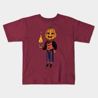 Pumpkin boy Kids T-Shirt